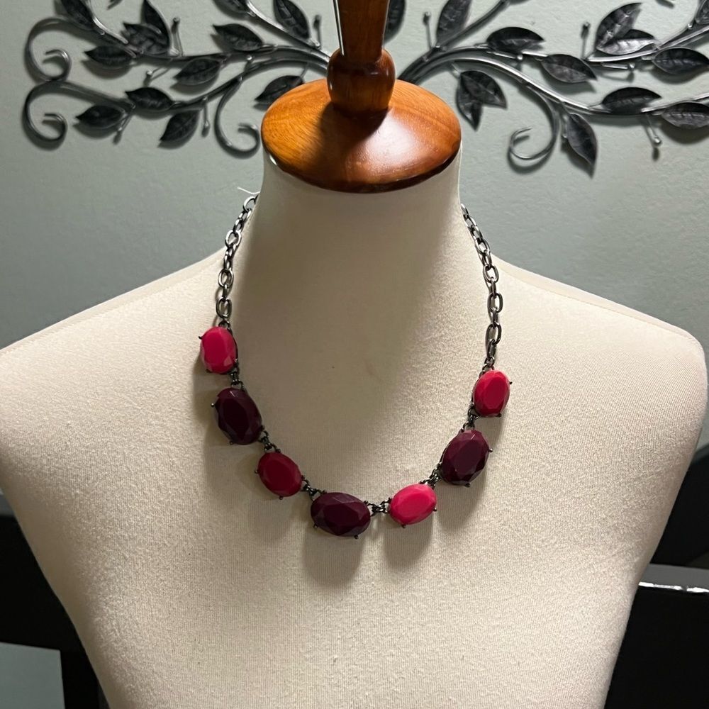 Premier Designs Pink and Purple Statement Necklace #PDNK2